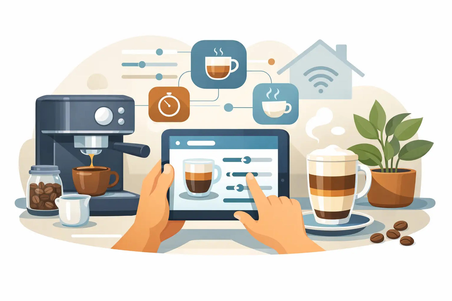 How to Program Coffee Recipes at Home