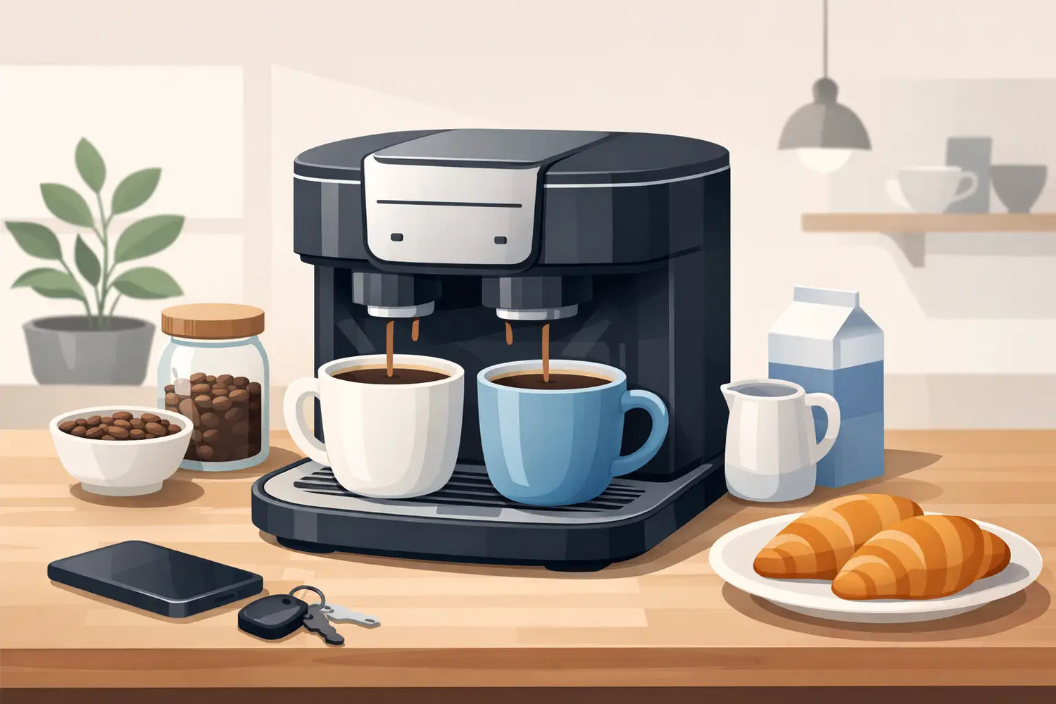 Two Cup Coffee Machines That Fit Real Life