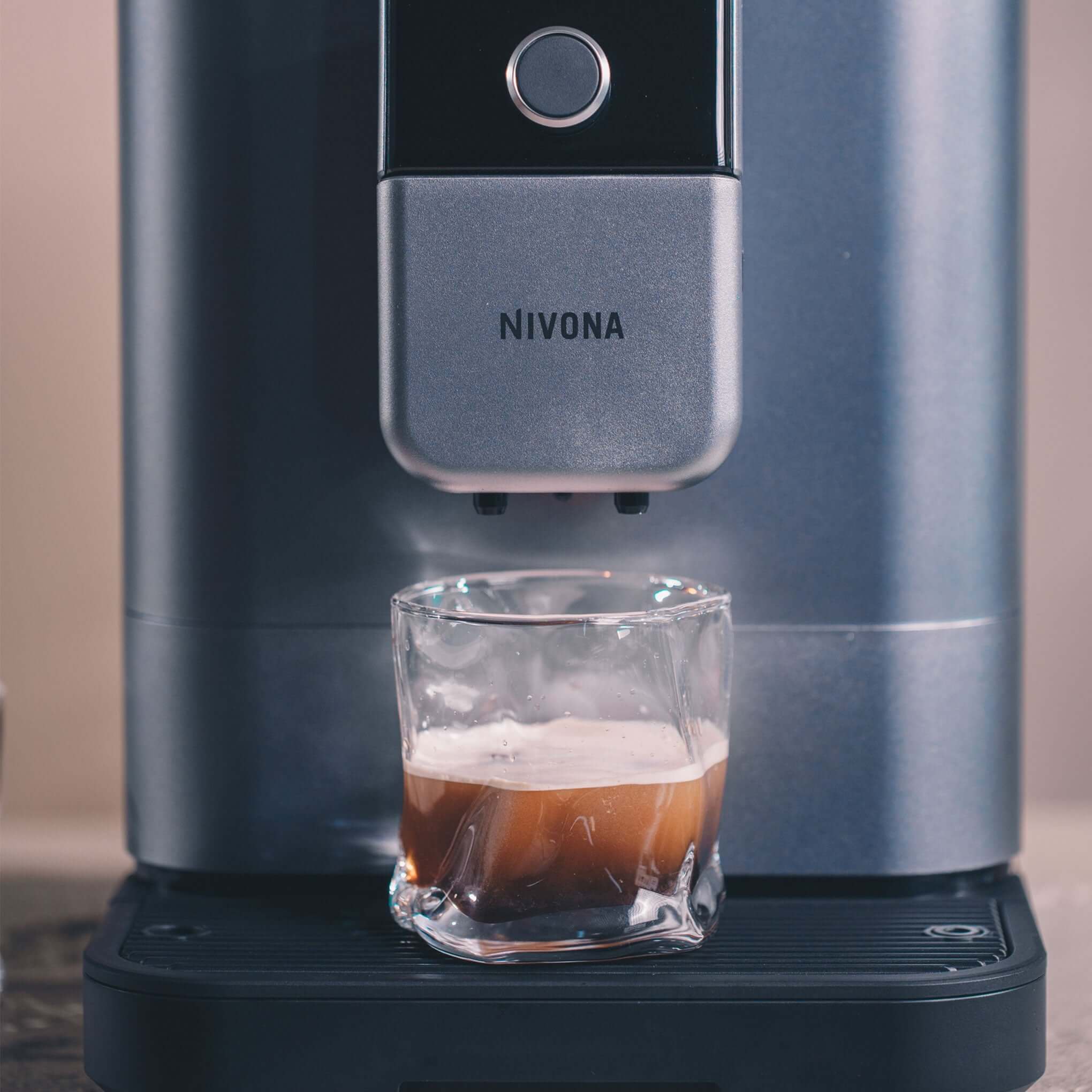 NIVO 8107 Cafe Romatica Plus coffee machine side angle