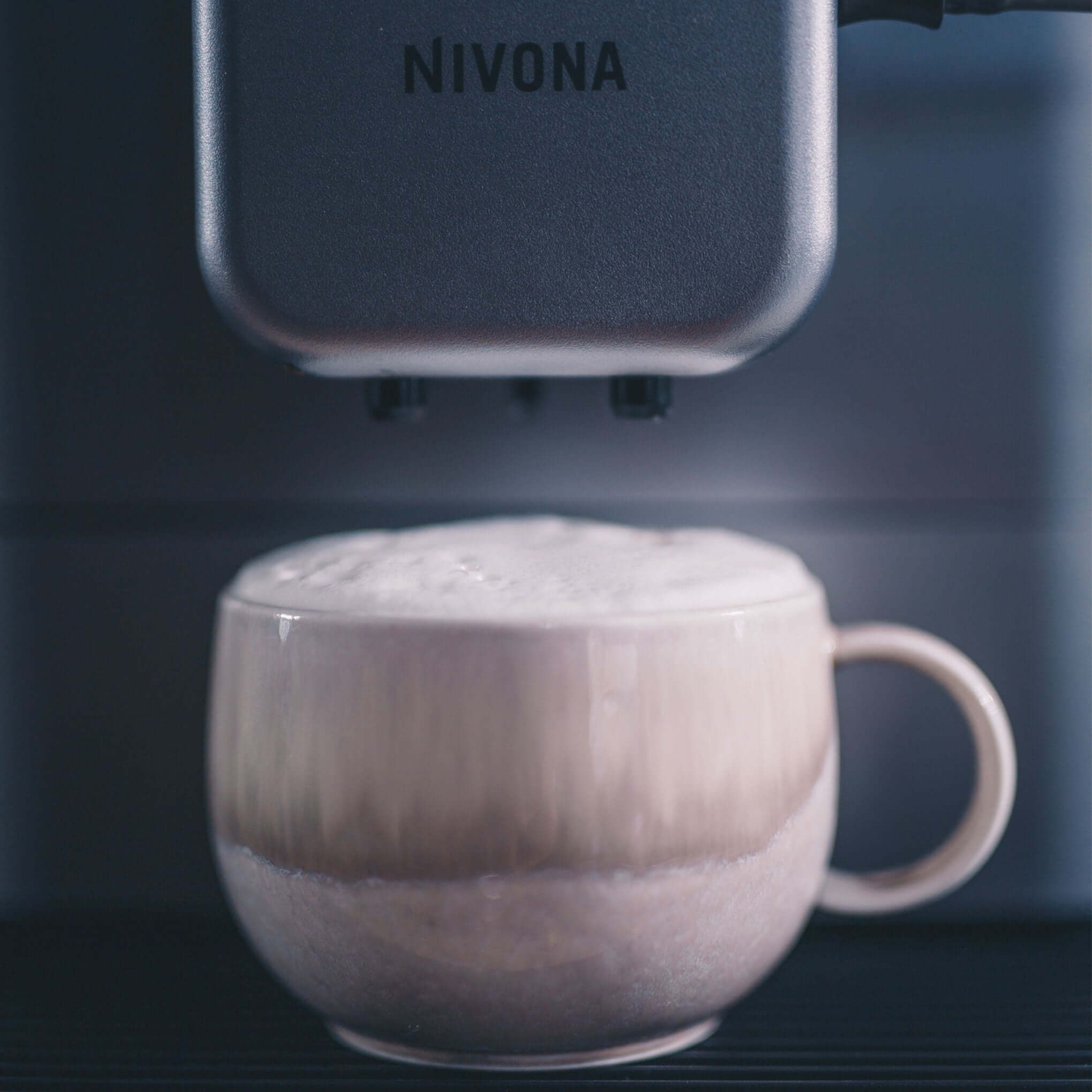 NIVO 8107 Cafe Romatica Plus coffee machine side angle