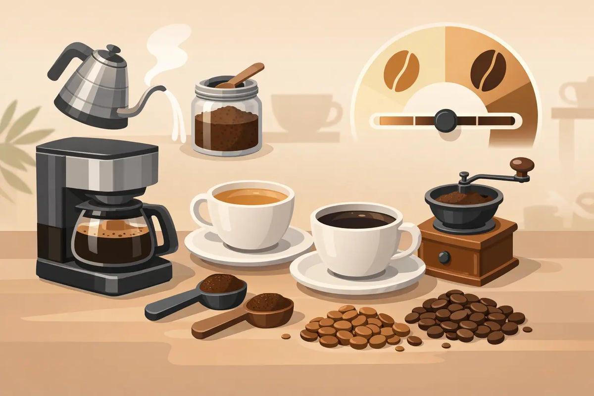 How to Adjust Coffee Strength at Home